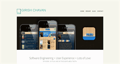 Desktop Screenshot of girishchavan.net
