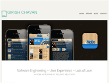 Tablet Screenshot of girishchavan.net